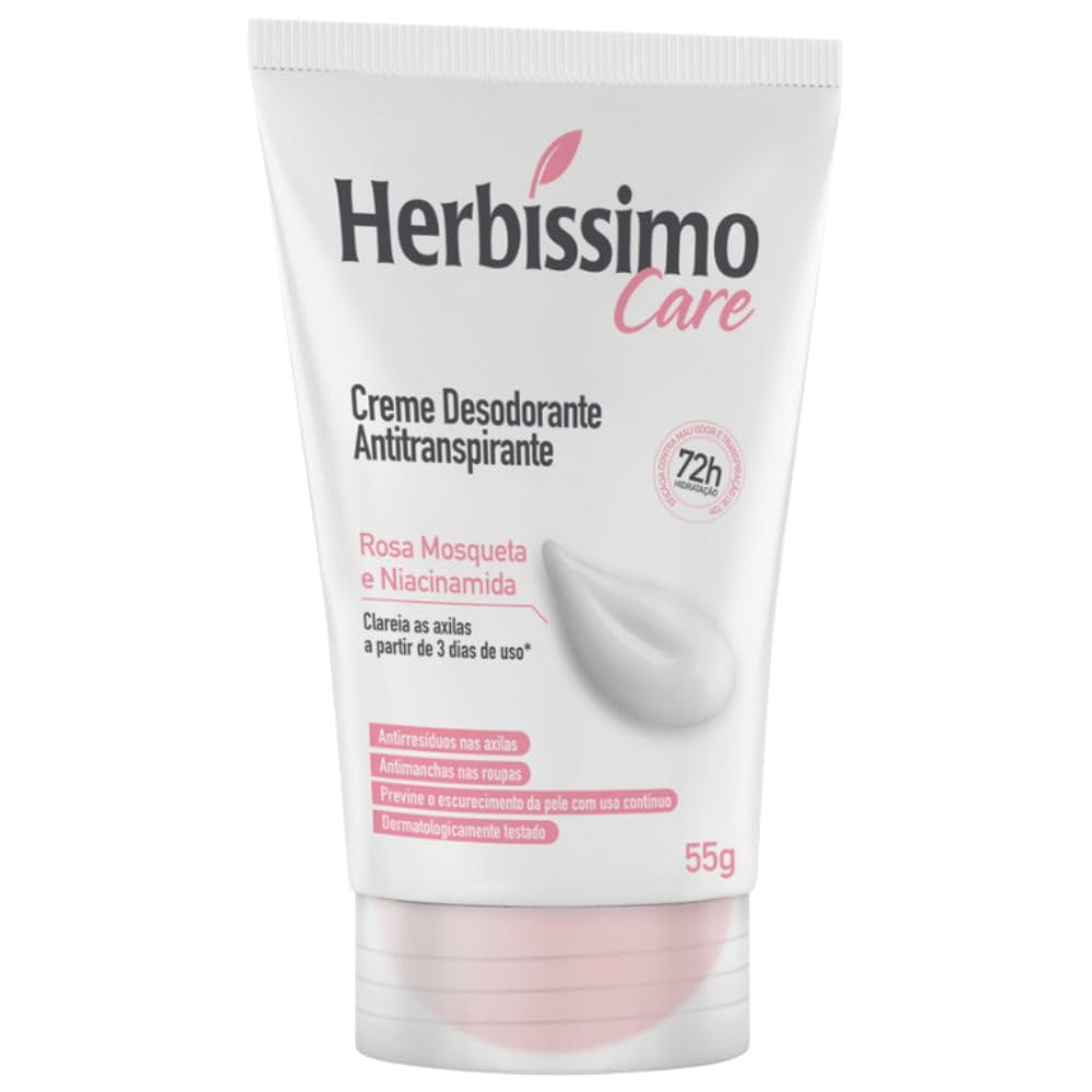 Desodorante Clareador Creme Herbíssimo Care 55g