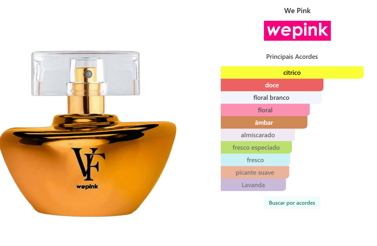 Perfume feminino VF Golden – Wepink