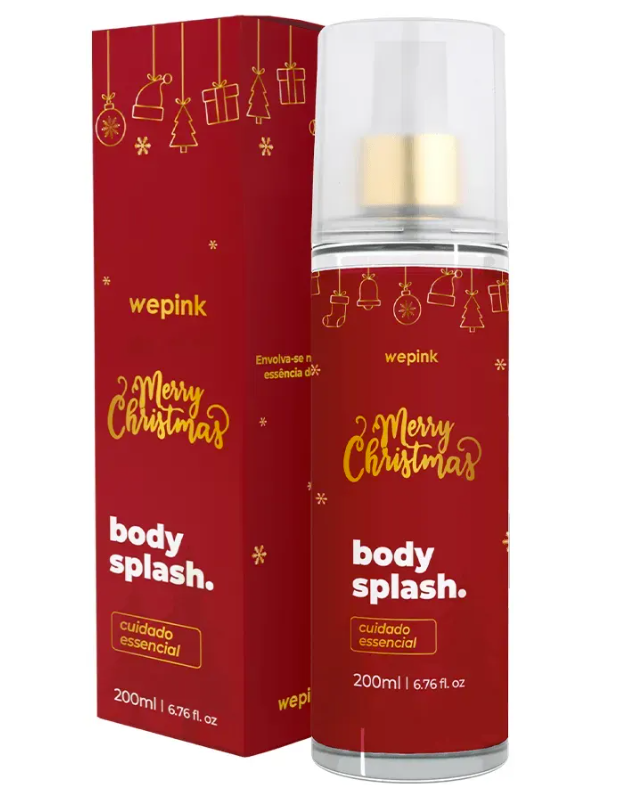 Body Splash Merry Christmas Desodorante Colônia 200ml – Wepink