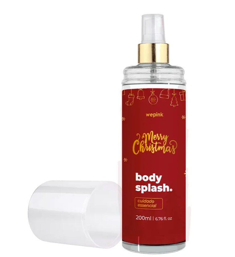 Body Splash Merry Christmas Desodorante Colônia 200ml – Wepink
