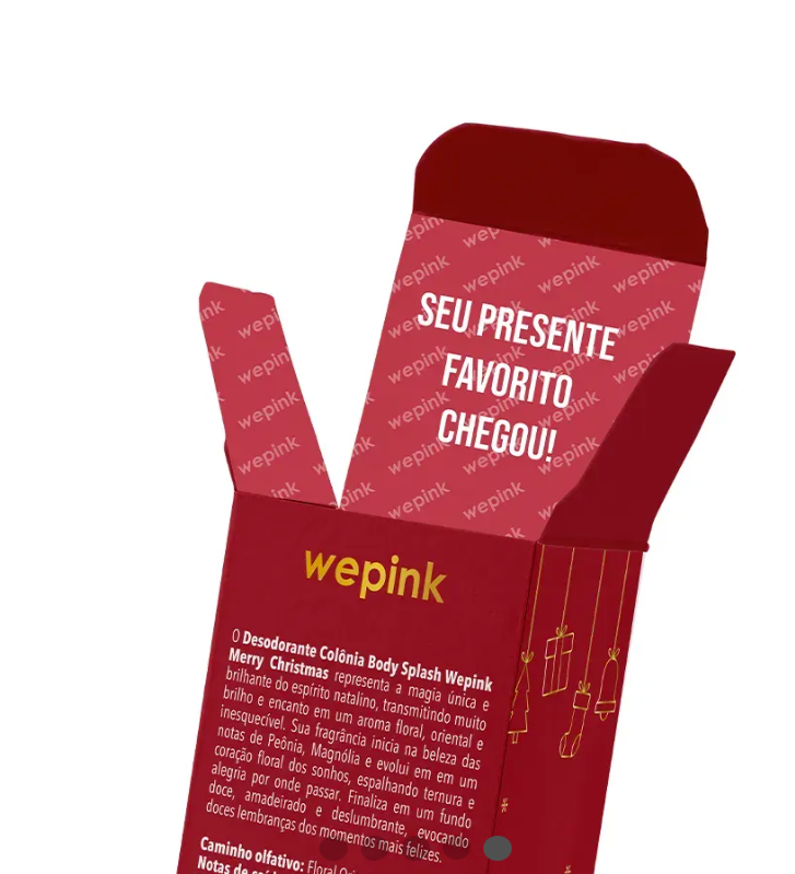 Body Splash Merry Christmas Desodorante Colônia 200ml – Wepink