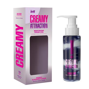 Creme e gel beijável INTT sabor amora 100 ml