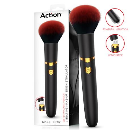 Secret Noir Vibrating Makeup Brush Estimulator